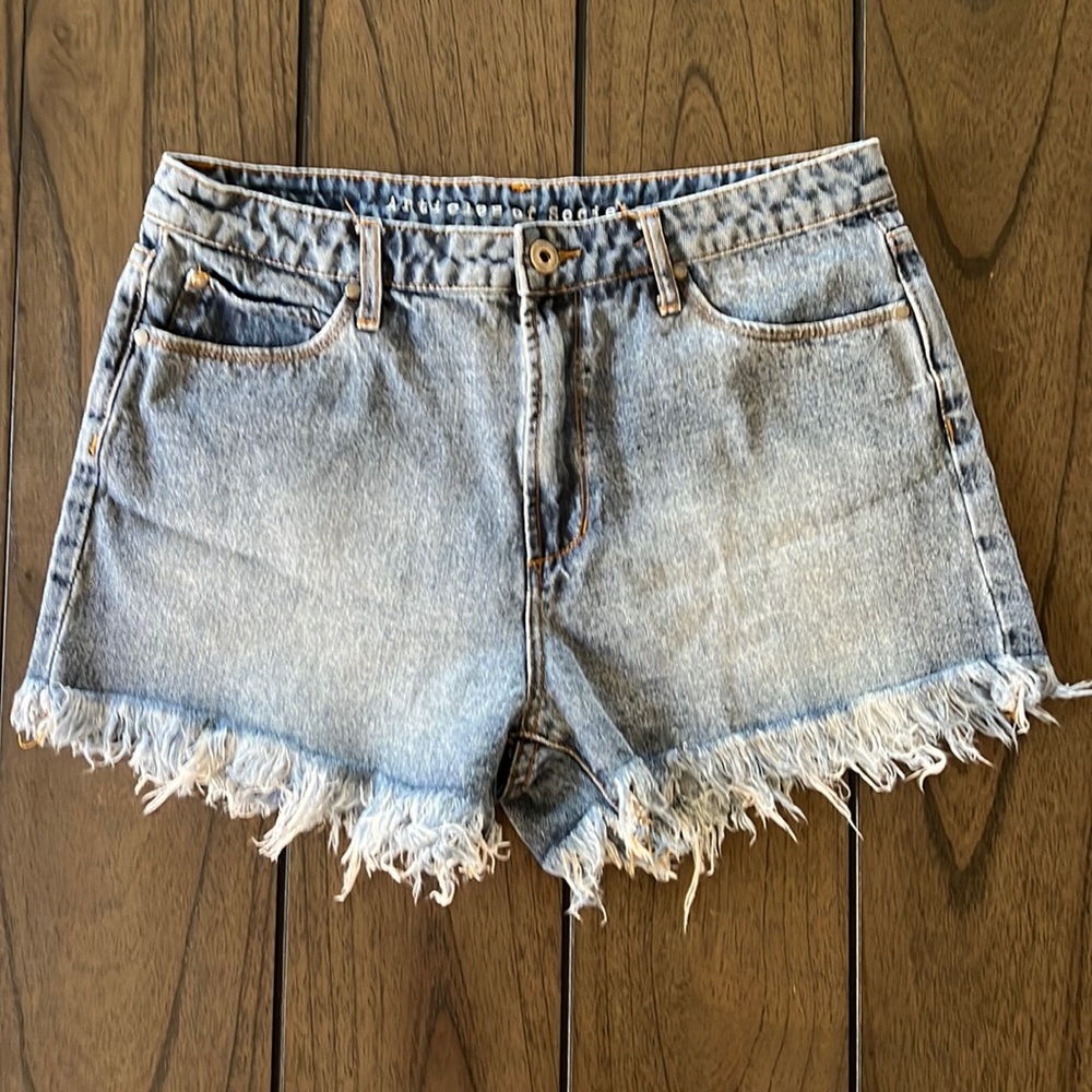 Articles of Society Frayed Denim Short, Size 29